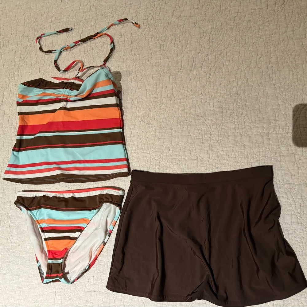 Leilani 3-Piece Tankini Set, Multi-Color